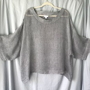 J. Jill's pure jill airy linen Kimono top XL